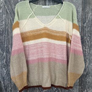 Staccato Multicolor V-Neck Sweater
